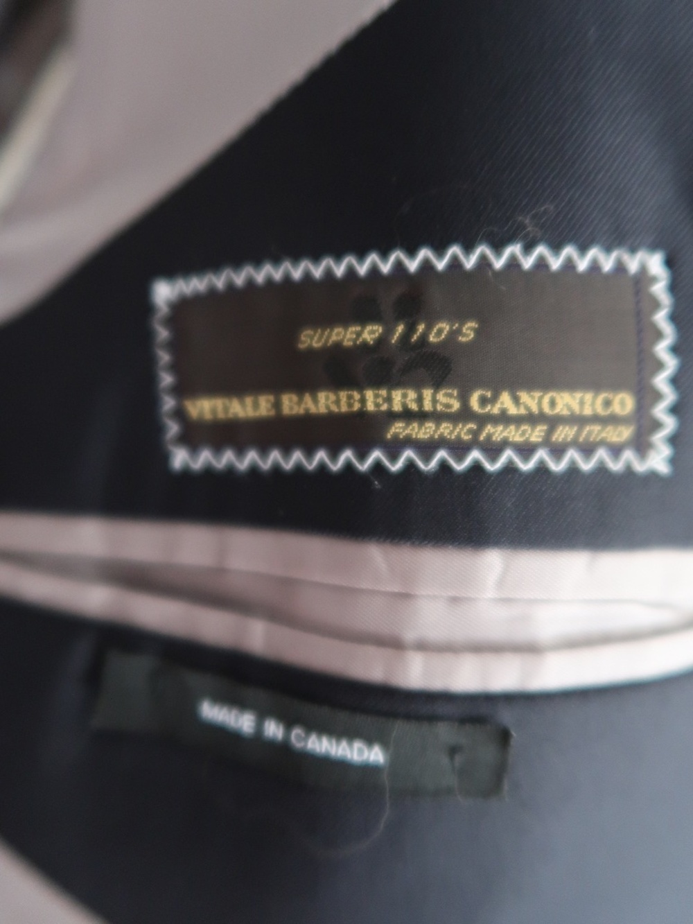 Old Money Empire Navy Blazer with Gold Buttons - VBC Super 110s Wool - Picture 5 of 8